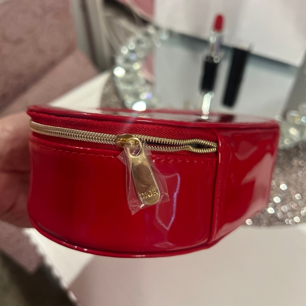 Dior Red Rouge Lipstick in 999 with Vanity Case & Ribbon-Box - Picture 8 of 9